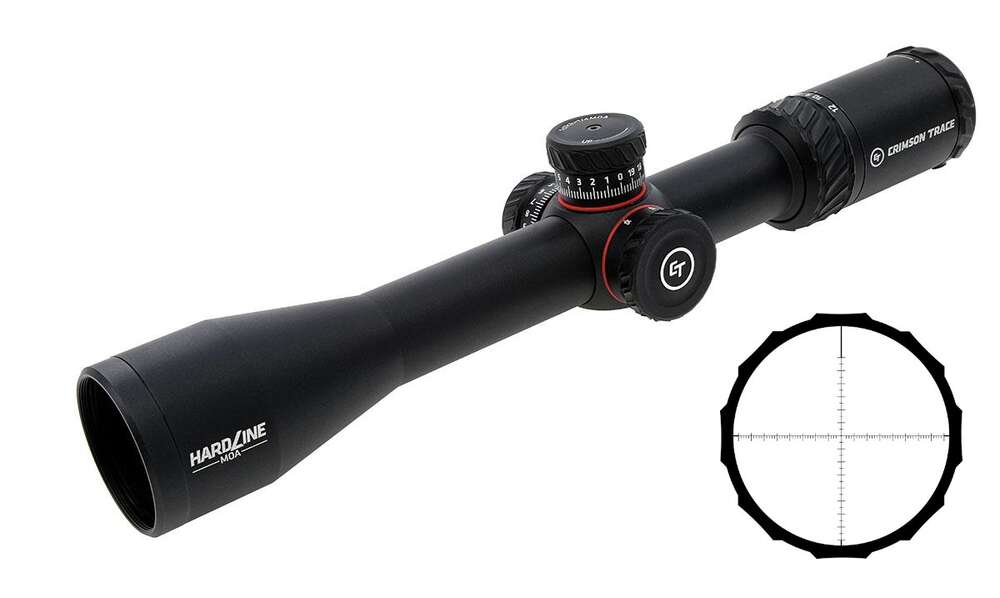 Scopes Crimson Trace Corporation Ready Series CT Hardline Scope 3-12x42 MR1-MOA 30mm Tube